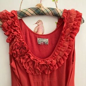 Vintage Anthropologie Yoana Baraschi Sleeveless Blouse Sz L